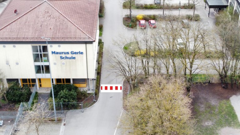 Sperrung der Kindergartenstraße