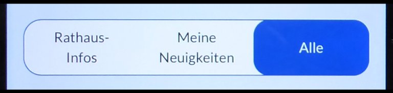 Karlshuld App - Informationsleiste